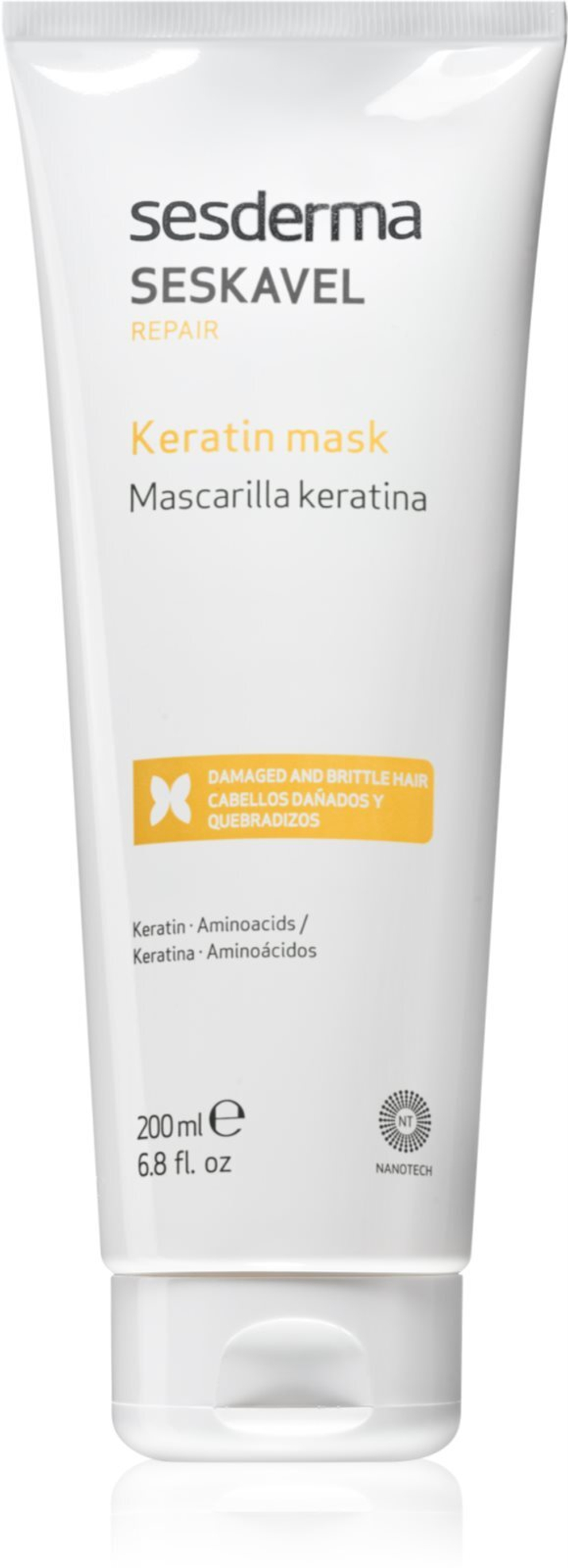 Sesderma Seskavel Repair - кератиновая маска для поврежденных волос /   200  ml  / GTIN 8429979435309