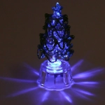 Фигурка с подсветкой «Елочка сияющая», 8 см