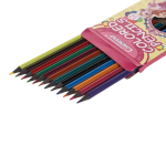 Набор цветных карандашей "Мир детства" 12 штук пластиковые, в коробке