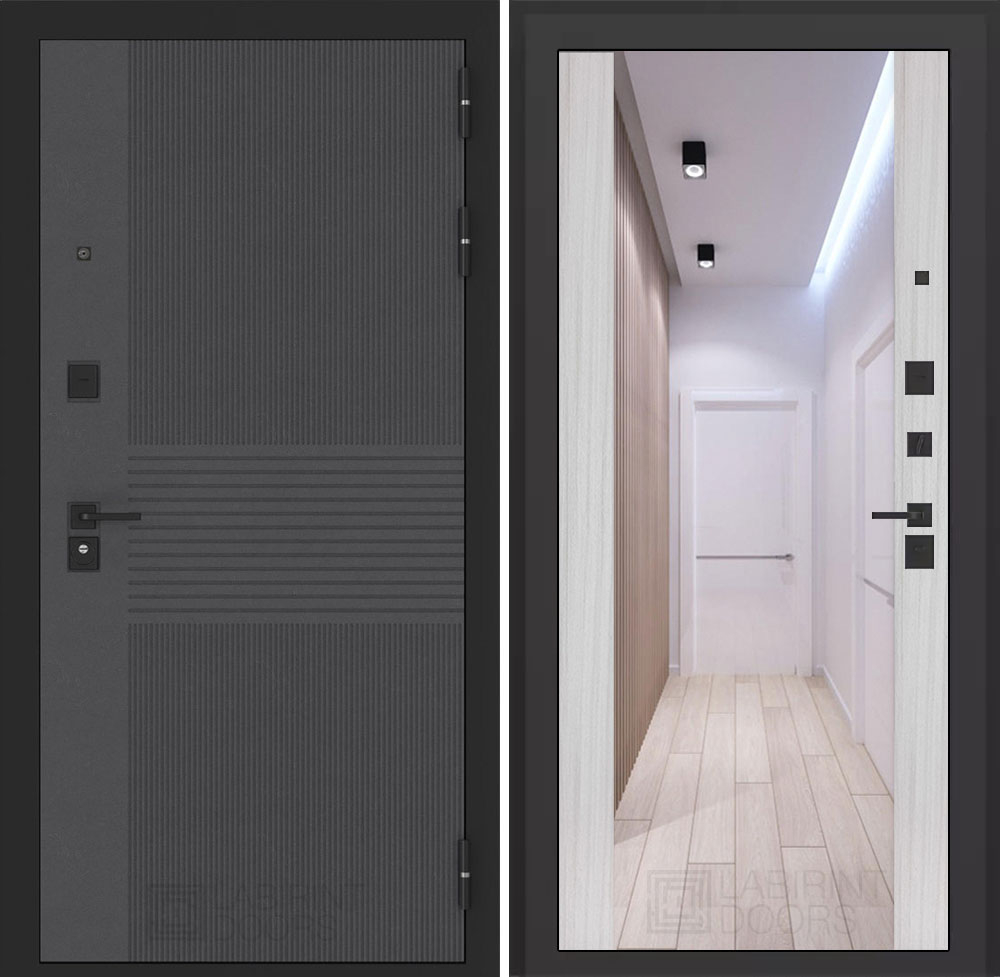 Бункер 05 - зеркало МАХ сандал белый