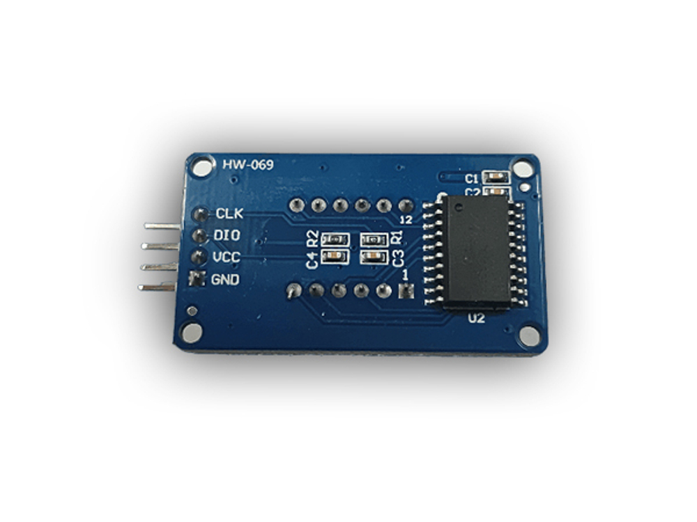 Дисплей 7-сегментный на базе TM1637