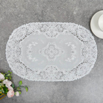 Салфетка подстановочная 30*45см MONICA 655A9469 овал, белая (12шт/уп)