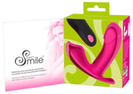 Розовый вибромассажер RC Panty Vibrator со стимулятором клитора (Цвет: розовый)