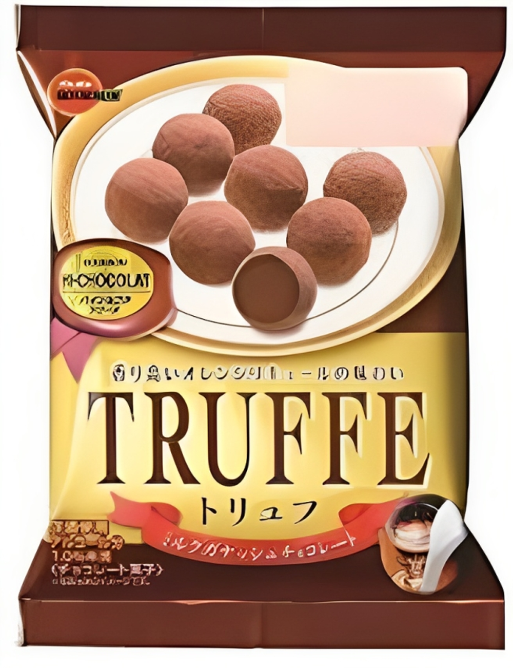 Шоколадные конфеты Bourbon Truffle с молочным ганашем и апельсиновым ликёром, м/у 42 гр