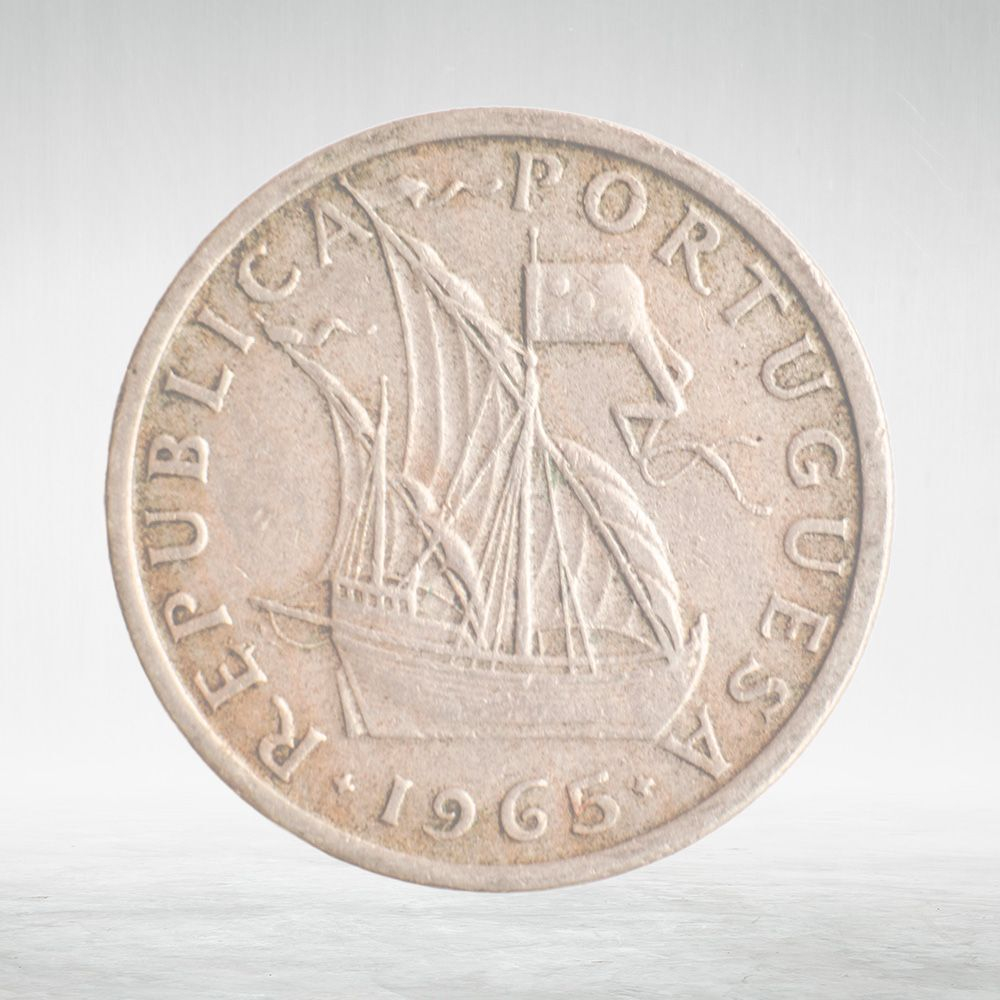 Portugal, 5 Escudos, 1965, VF