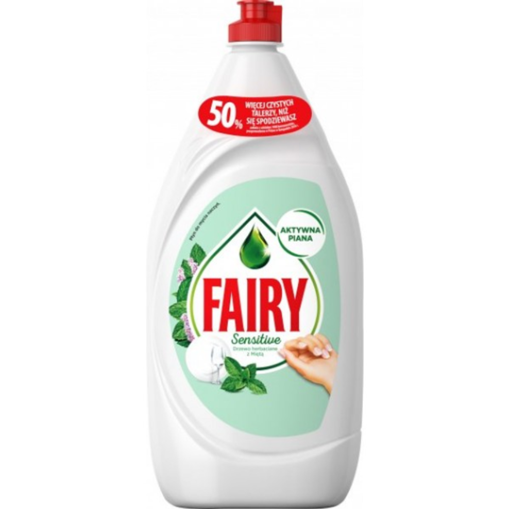 Средство для мытья посуды Fairy Чайное дерево и мята 1350 мл