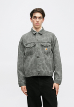 Carhartt WIP HELSTON - Джинсовая куртка - Чёрный