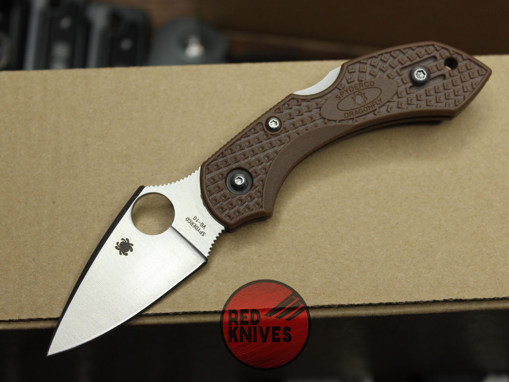 Нож Spyderco Dragonfly 2 - рукоять коёт браун