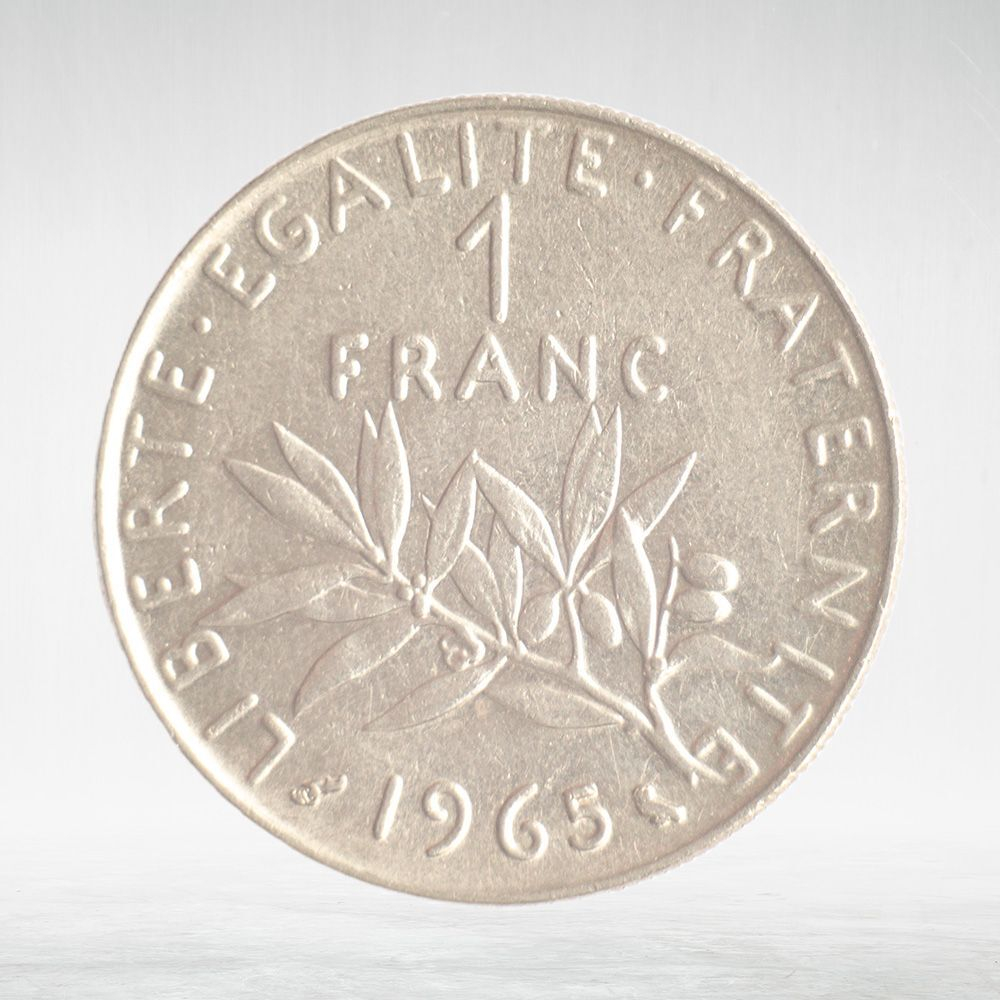 France, 1 Franc 1965 - Signature "O. Roty", VF