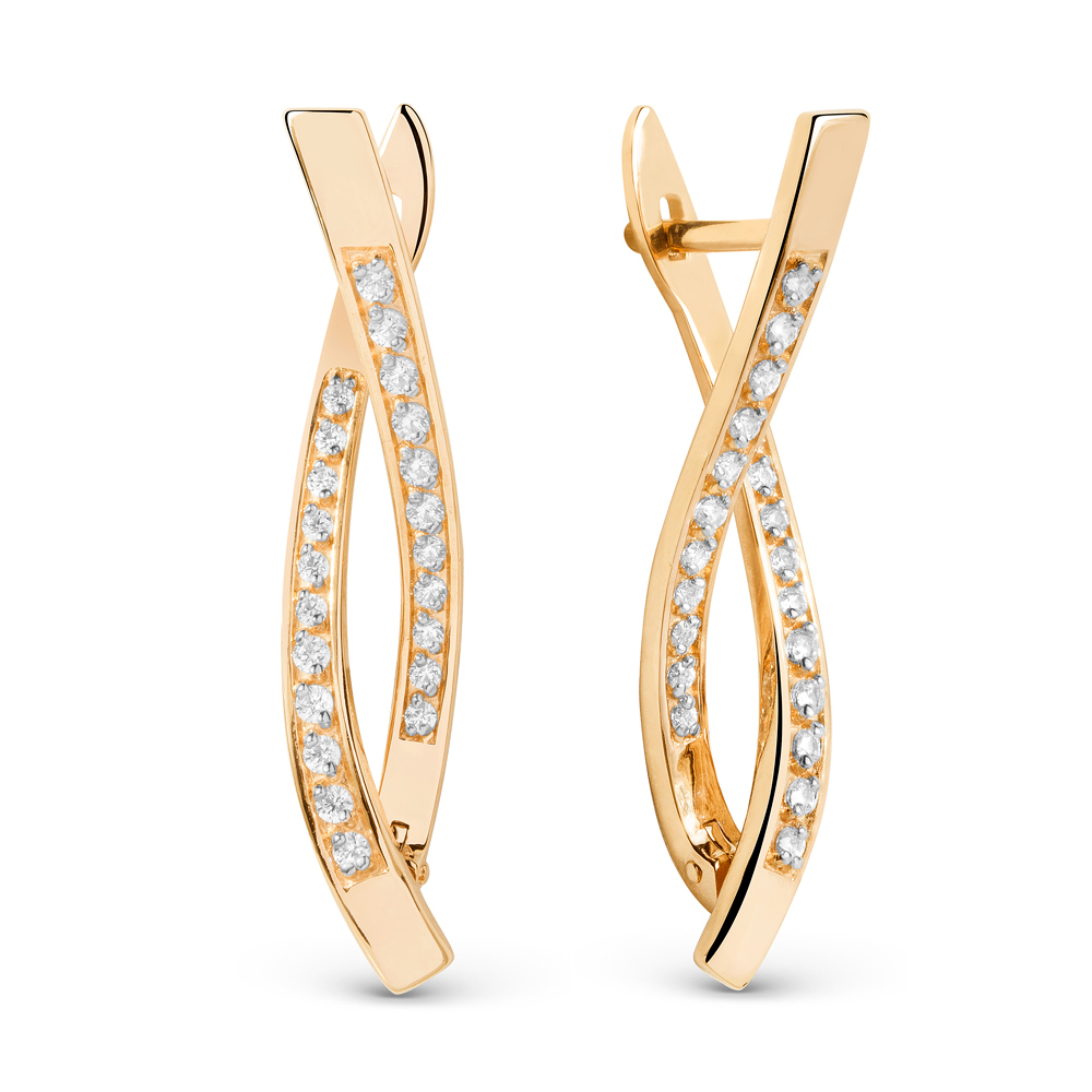 Серьги из золота 585 пробы