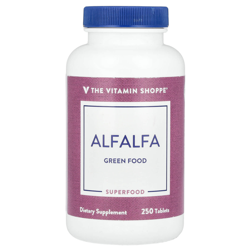 The Vitamin Shoppe, Люцерна, 250 таблеток