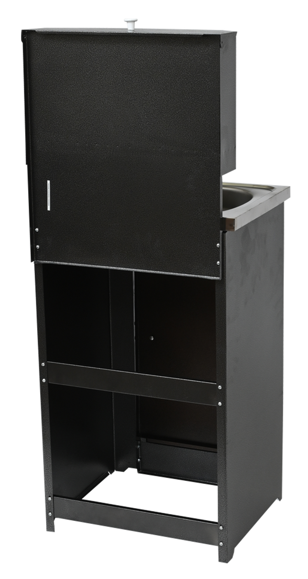 Умывальник дачный "Комфорт" ВИХРЬ с подогревом, нержавейка, серебро