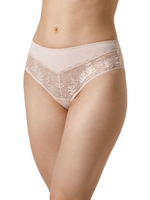 Женские трусики-слипы с кружевом (Размер: 52) (Цвет: черный)