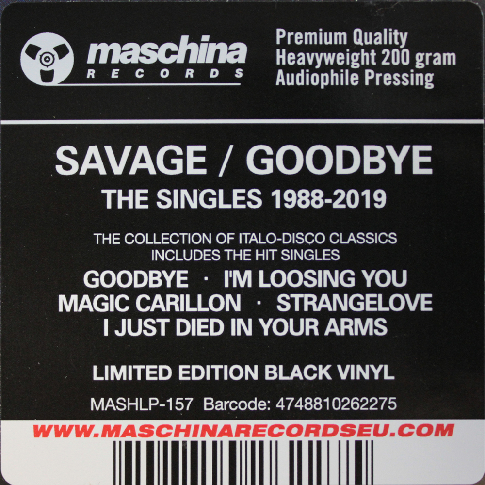 Savage / Goodbye: The Singles 1988-2019 (LP)