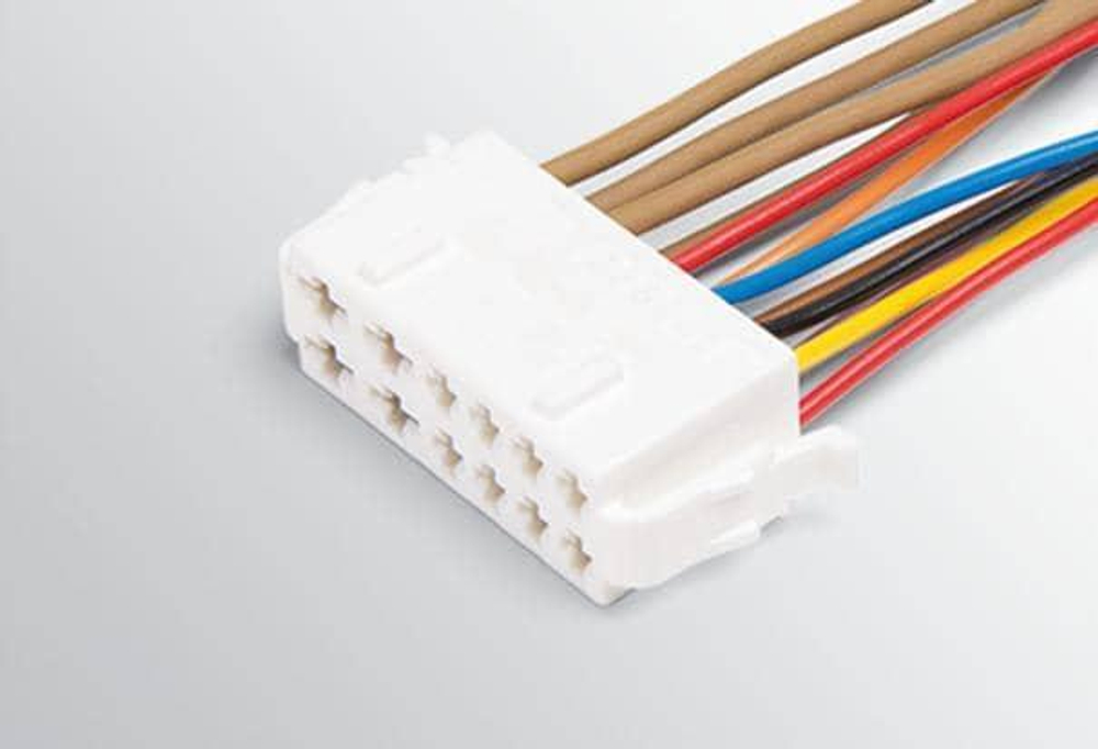 Разъем 11183724500 (12pin) 12 контактов к модулю (блоку) управления светотехникой для Lada (ВАЗ); к центральному переключателю света для .