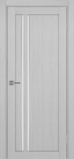 Межкомнатная дверь Optima Porte ТУРИН 525АПСSC.121 Молдинг AL мат.хром + Стекло