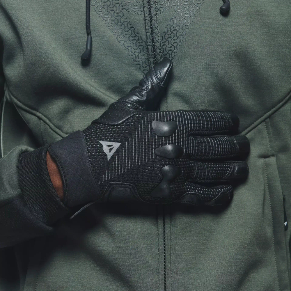 Перчатки комбинированные Dainese UNRULY ERGO-TEK GLOVES Black/Anthracite