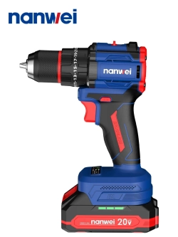 Аккумуляторный шуруповерт Nanwei NW-D8213C-4, 50 Нм, 20 В