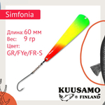 Блесна для рыбалки вертикальная зимняя Kuusamo Simfonia