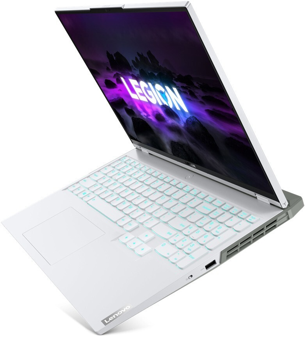 Ноутбук Lenovo Legion 5 Pro 16ACH6 (82JS0008RU) 16&quot;(2560x1600)IPS/ Ryzen 5-5600H(3.3ГГц)/ 16Гб/ 512Gb SSD/ GeForce RTX 3050 Ti 4Гб/ нет DVD/ Win10 / Серый