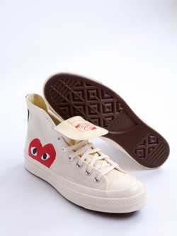 Кеды Converse x Comme des Garcons Play Chuck 70 Hi Off-White - 42,5 EU