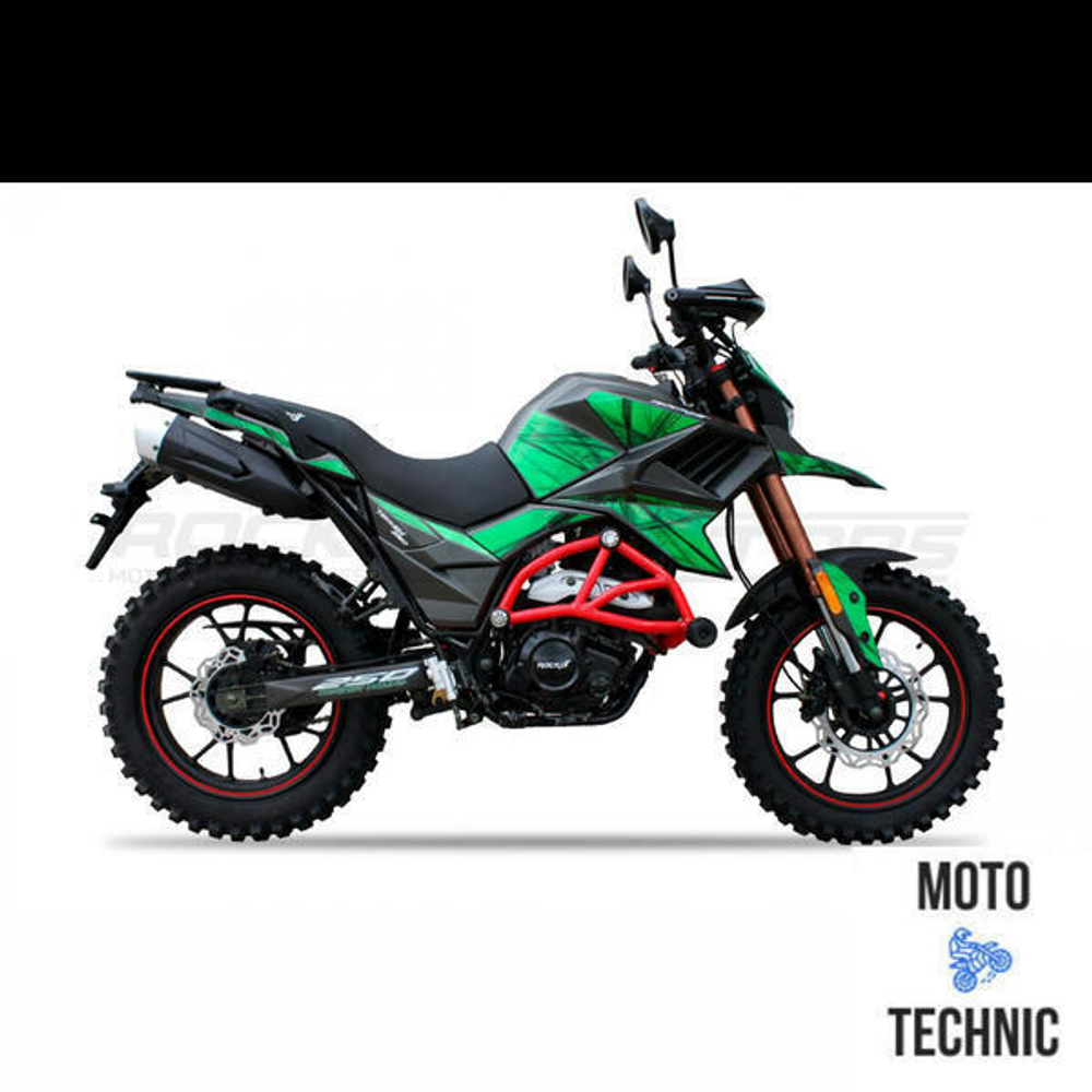 Мотоцикл турэндуро ROCKOT HOUND 250 LUX (зеленый, ЭПТС)