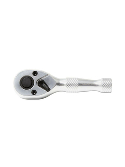 Трещотка реверсивная короткая с накаткой 3/8''(L-105мм 72зуб) RockForce##Rock FORCE RF-802326