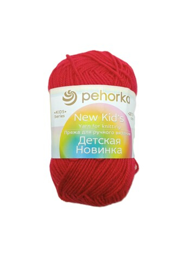 Пряжа "Детская новинка" 91 Кармин