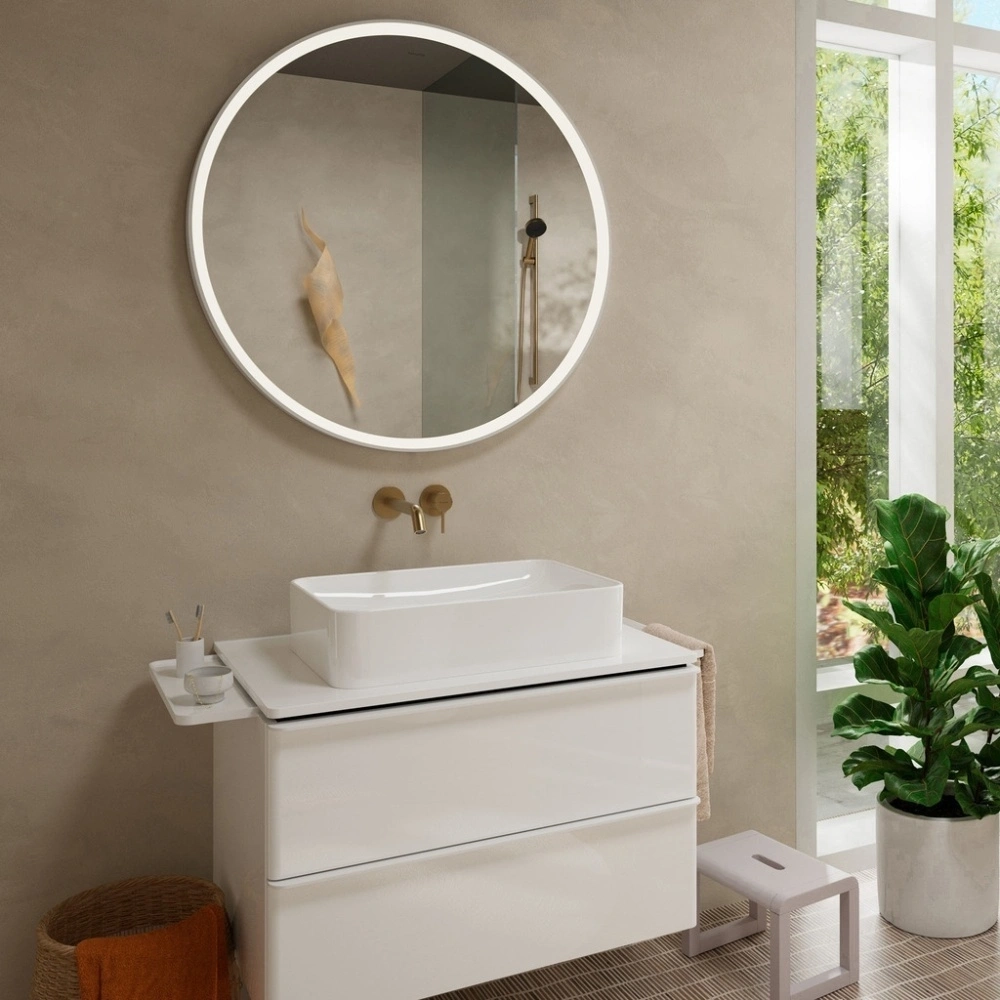 Настенный смеситель для раковины Hansgrohe Tecturis S 73351140 бронза