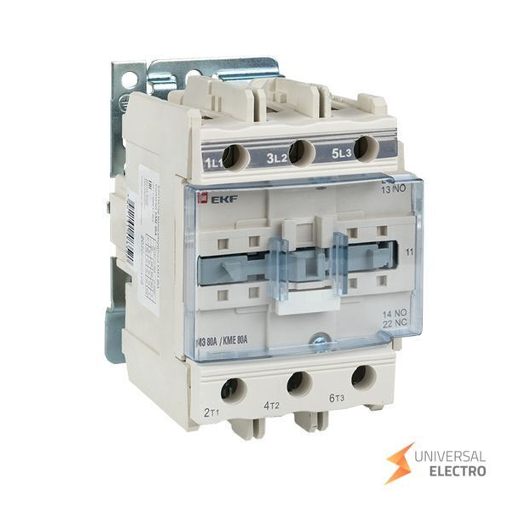 Контактор КМЭ малогабаритный 80А 380В NO+NC EKF PROxima