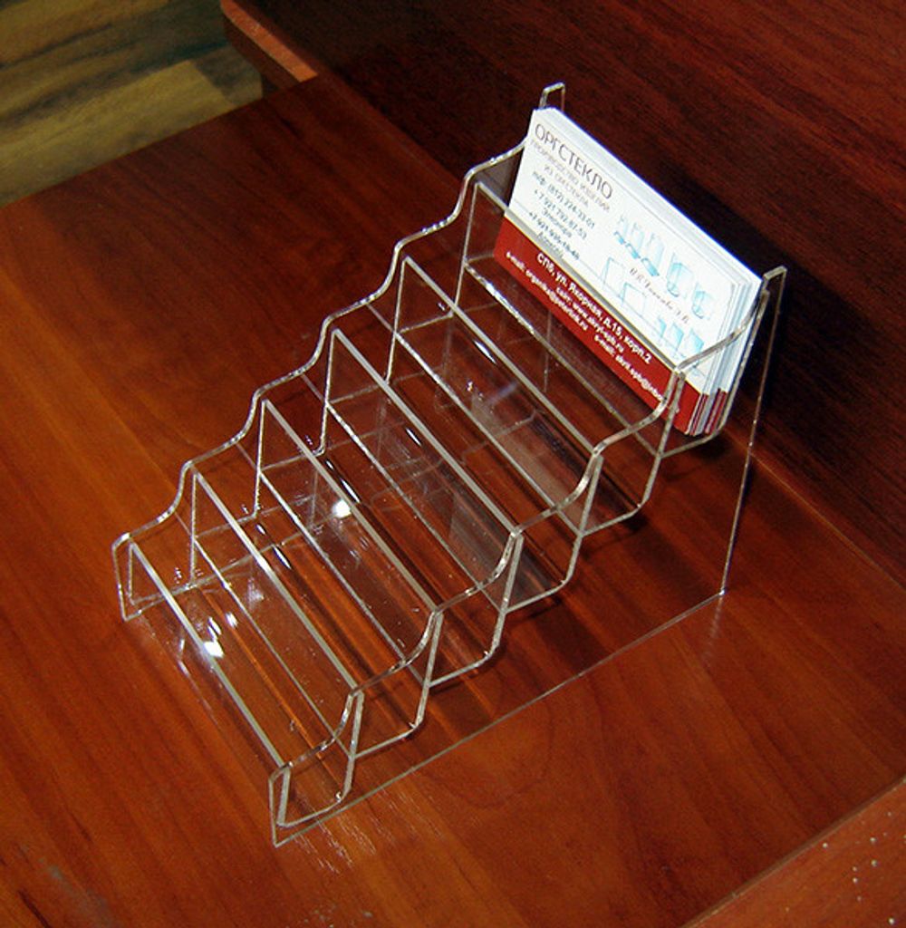 Подставка под визитки 6-ти яр