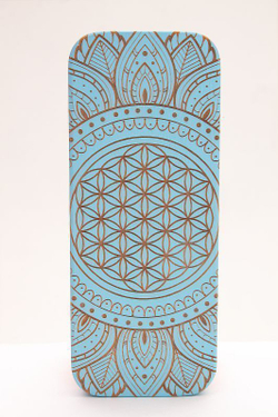 Доска садху Ом на мандале алюминиевые гвозди