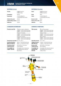 Фильтр напорный HMM422T25XNQ1 180 л/мин, 25 мкм, 1”BSP