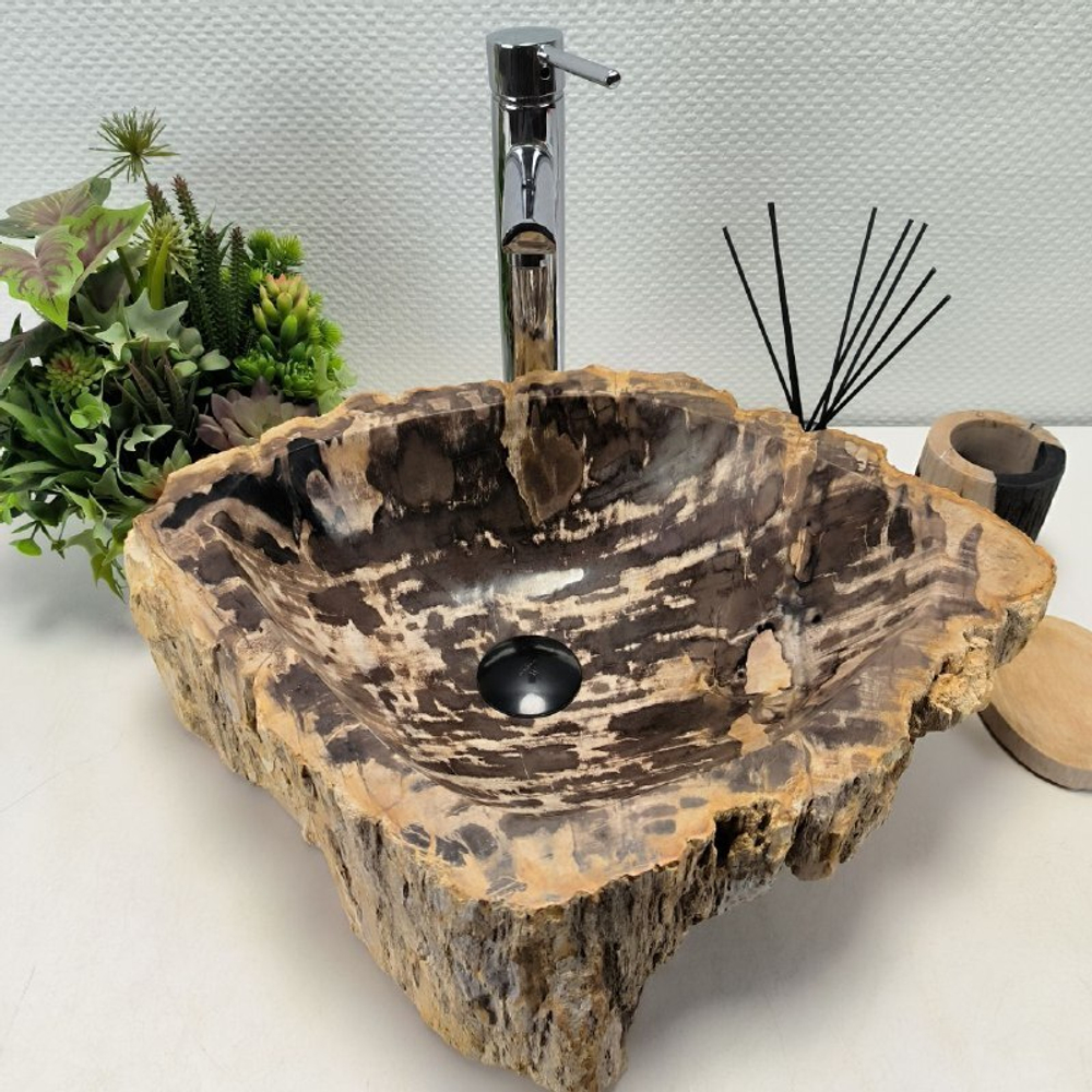 Купить Раковина из окаменелого дерева Fossil Basin OD-02137 52*42*16