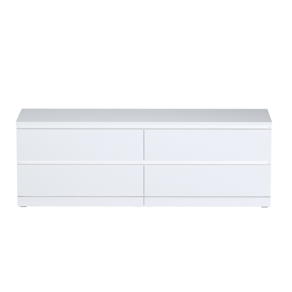 Комод Варма Прайм 4Д, 160x55x48 см, белый