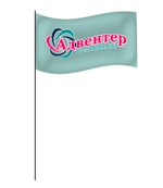 Мобильный вертикальный флагшток Стандарт