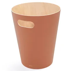 Корзина для мусора woodrow, 7,5 л, коричневая