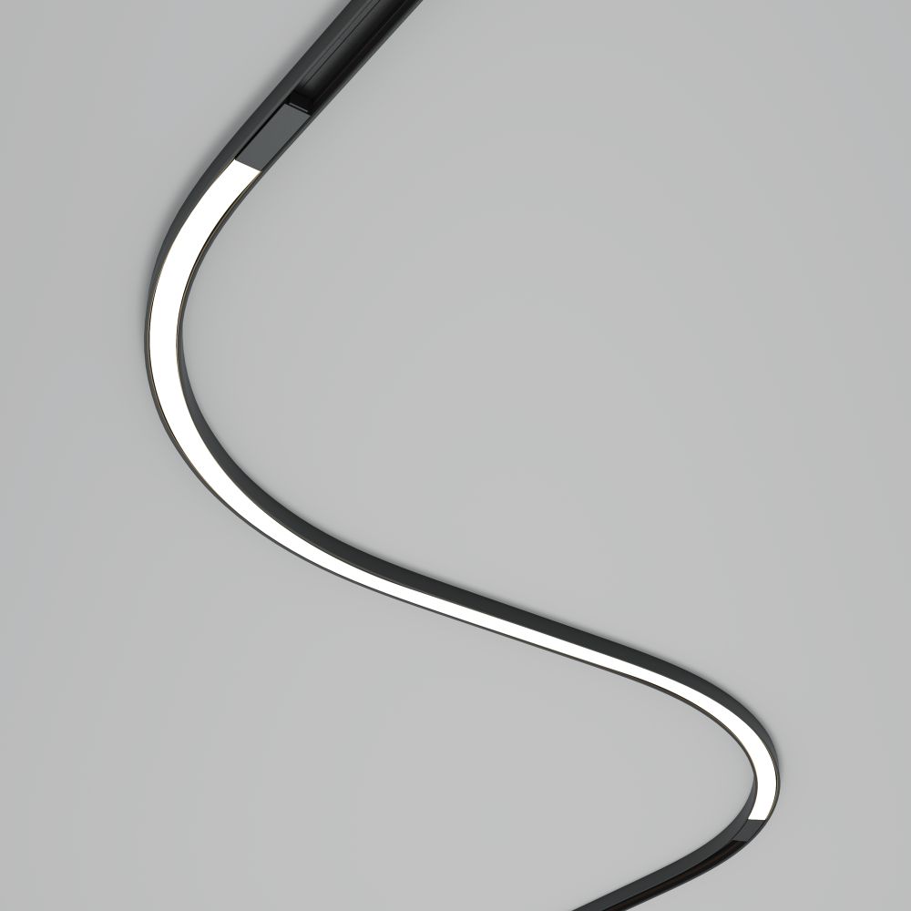 Трековый магнитный светодиодный светильник Maytoni Basity Flex TR180-1-12WTW-B