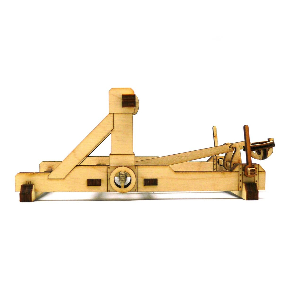 Катапульта "Онагр" (Armarika) - Деревянный конструктор, сборная модель, 3d пазл, моделирование, моделизм, древний Рим