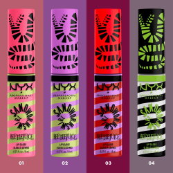NYX Professional Makeup Beetlejuice Sandworm Swirl - блестящий блеск для губ, 8 ml