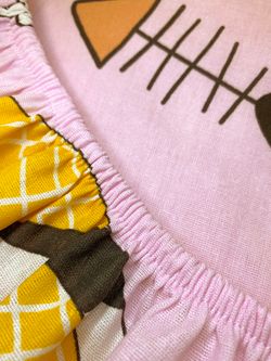 Простынь на резинке бязь Сказка "Лола" 90x200 см