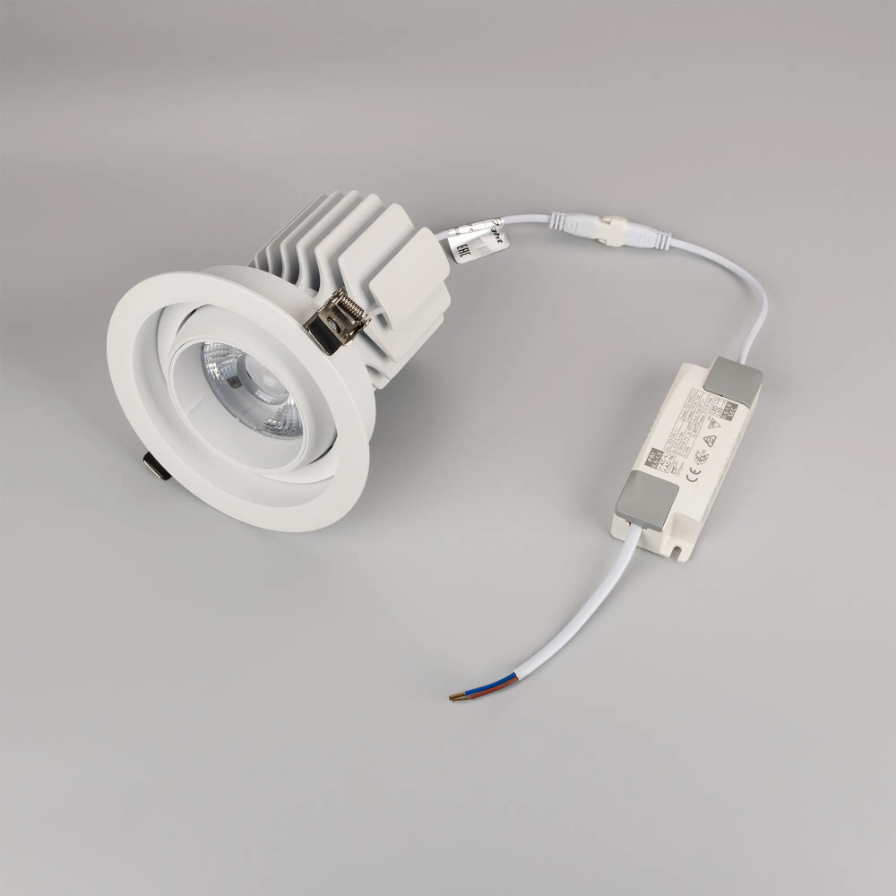 Светильник MS-VORTEX-BUILT-R135-30W Day4000 (WH-WH, 30 deg, 230V) (Arlight, IP20 Металл, 5 лет) 057756