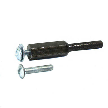 Дискодержатель стальной с крепежным винтом 3 мм хв 4 мм