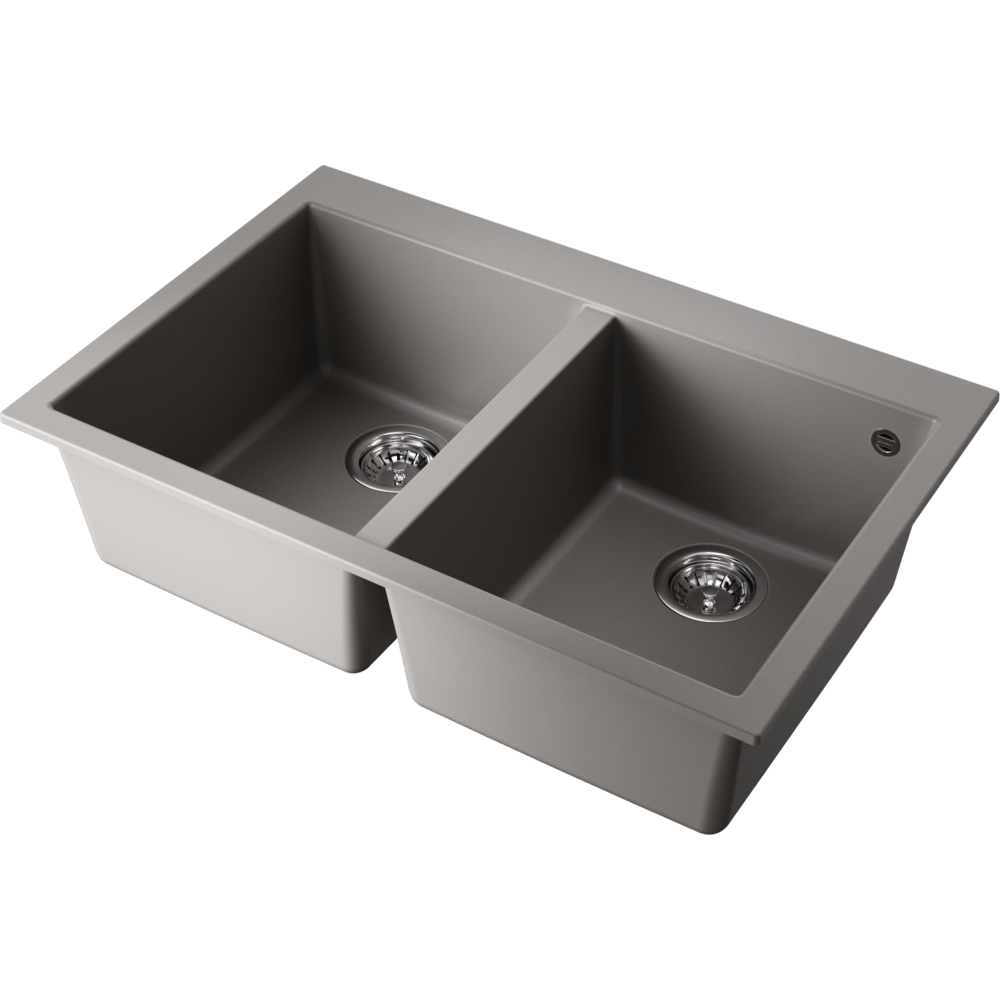 Мойка Omoikiri Bosen 80-2-GR Tetogranit/leningrad grey