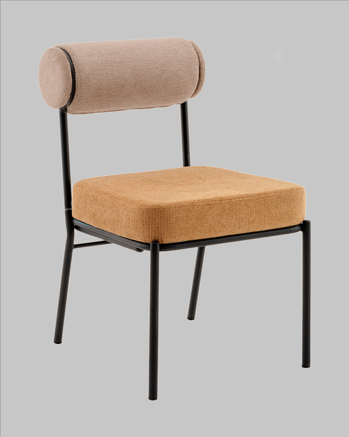 Стул обеденный Ponpoun бежевый терракотовый