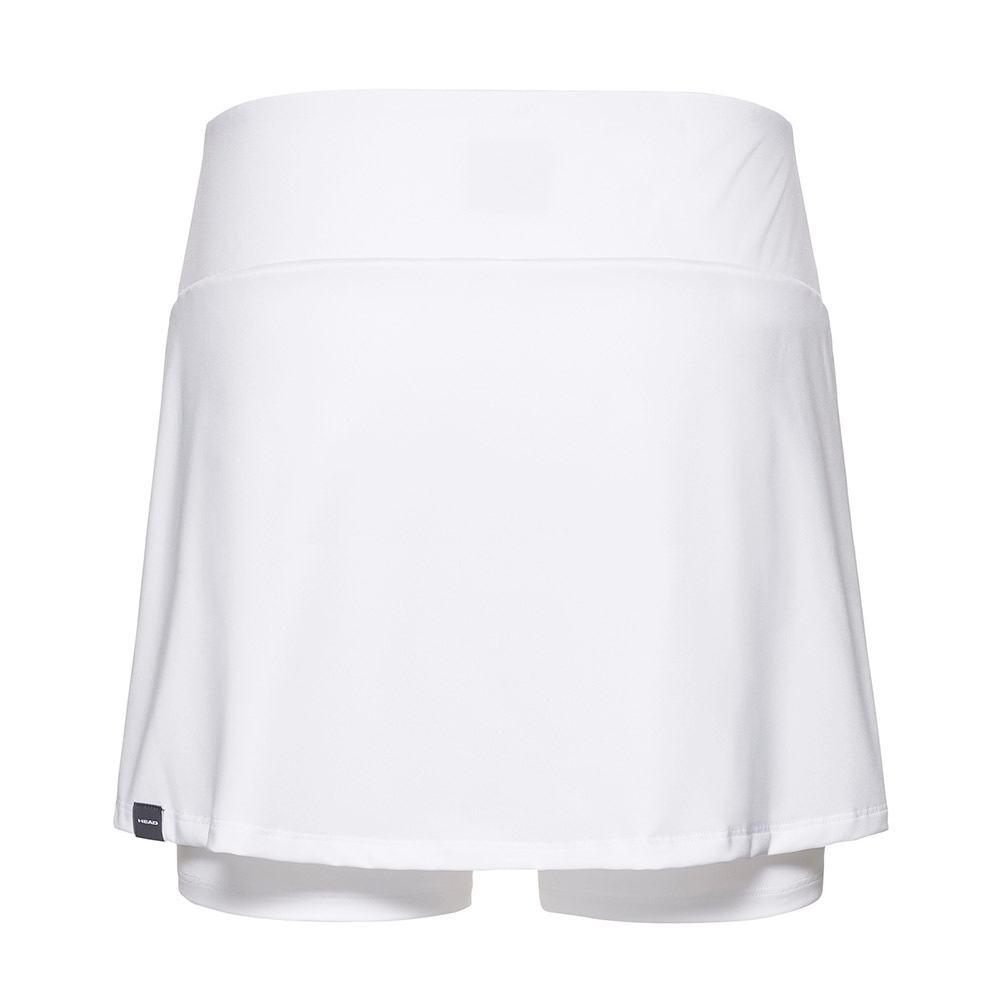 Юбка-шорты тренир. жен. HEAD Club Basic Skort Long W 814539-WH-L,р.L,92%полиэстер,8% эластан,белый