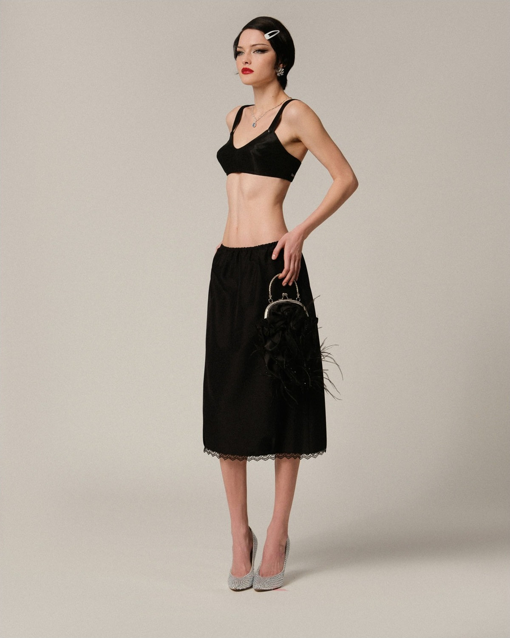 Лиф в бельевом стиле из тафты