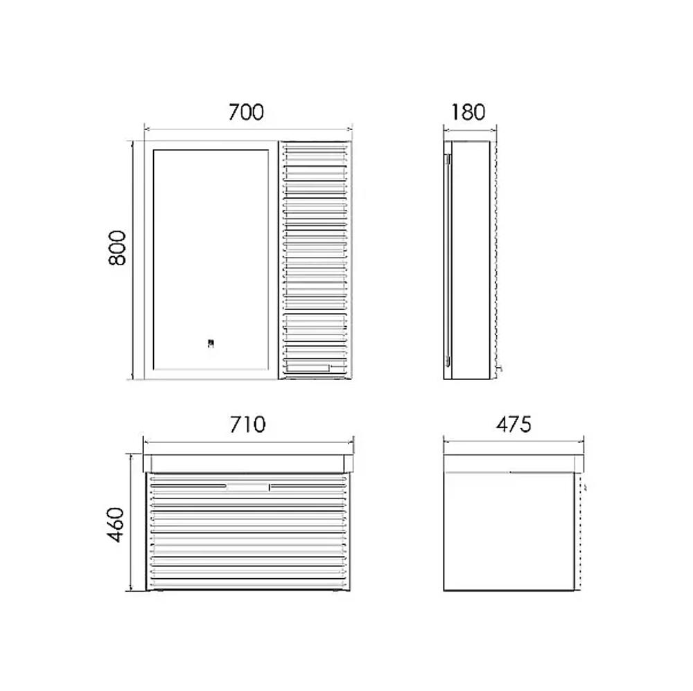 Тумба с раковиной Comforty Танжер 70 00-00019565 белая матовая