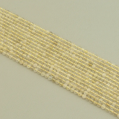 Нитка Кварц 39 см. 3,5 мм. (Без замка)