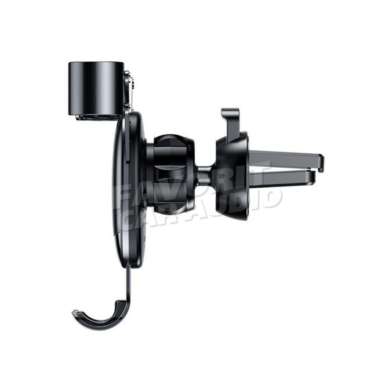 Держатель Baseus Mini gravity металл воздуховод шарнир черный